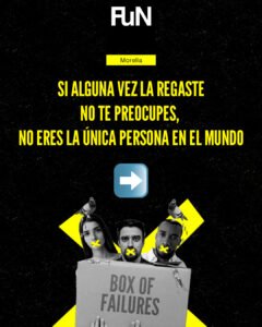 Diseño gráfico FuckUpNights Morelia