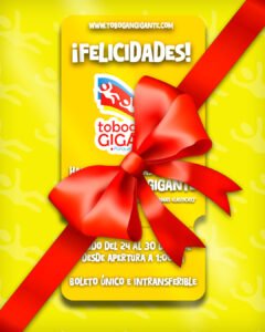 Boleto Dorado Tobogán Gigante Morelia